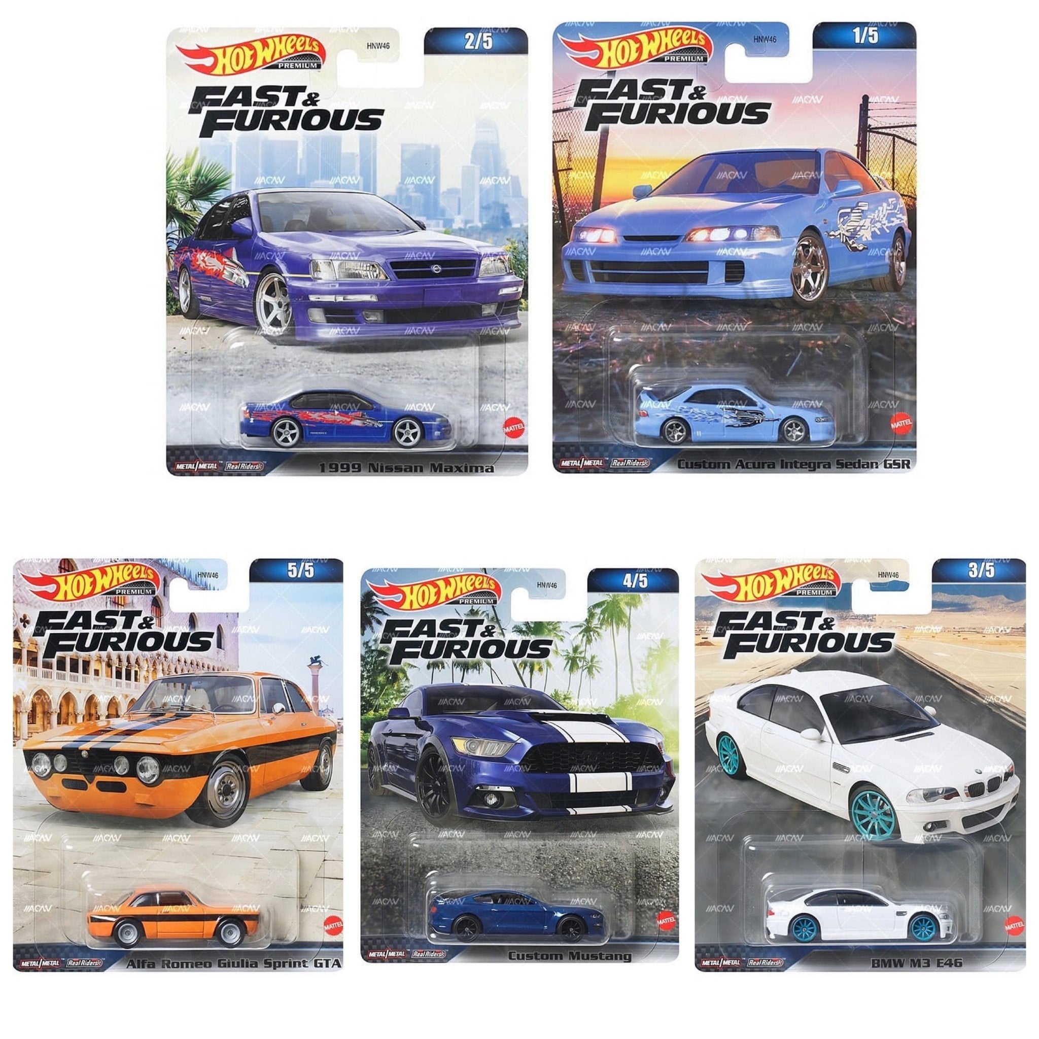 Hot Wheels Fast & Furious Premium Pack - GB