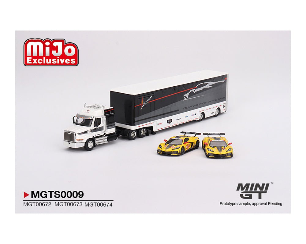Mini GT 1:64 Western Star 49X with 40′ Reefer Container EVERGREEN Limited  Edition – White