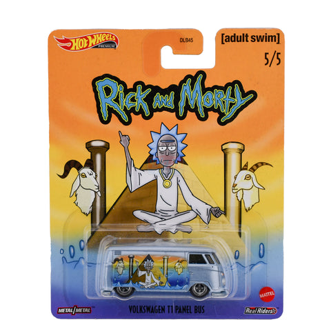 Hot Wheels Rick and Morty Volkswagen T1 Panel Bus Big J's Garage