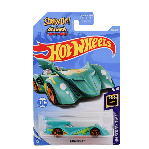 Hot Wheels Batmobile - Scooby Doo & Batman the Brave and the Bold Big J's Garage