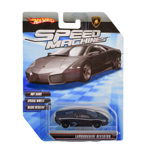 Hot Wheels Speed Machines Lamborghini Reventon - Black Big J's Garage