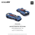 Aston Martin Valkyrie Satin Marina Blue Pop Race - Big j's Garage