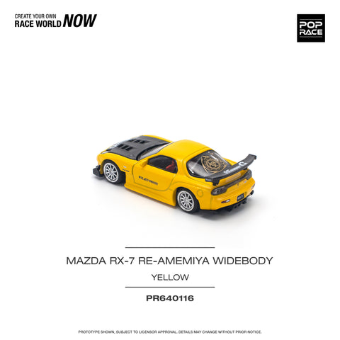 Mazda Rx-7 (FD3S) Re-Amemiya Widebody Yellow Pop Race - Big J's Garage