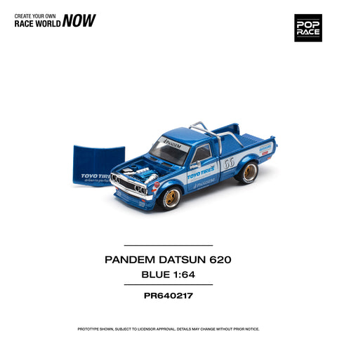 PANDEM DATSUN 620 BLUE Pop Race - Big J's Garage