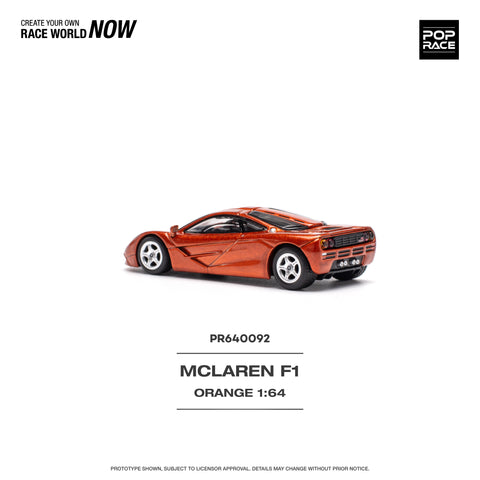 McLaren F1 Orange Pop Race - Big J's Garage