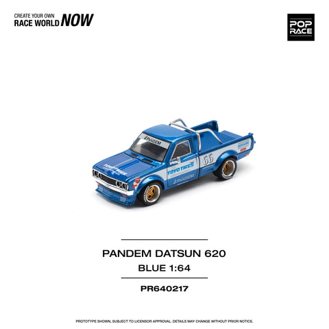 PANDEM DATSUN 620 BLUE Pop Race - Big J's Garage