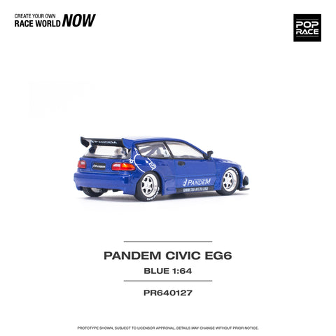 Honda Civic EG6 V1.5 Metallic Blue Pop Race - Big J's Garage