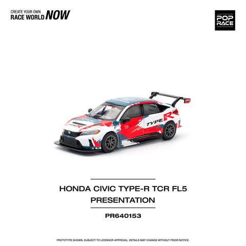 Honda Civic Type-R FL5 TCR Presentation Pop Race