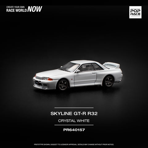 Nissan Skyline GT-R R32 Crystal White Pop Race - Big J's Garage