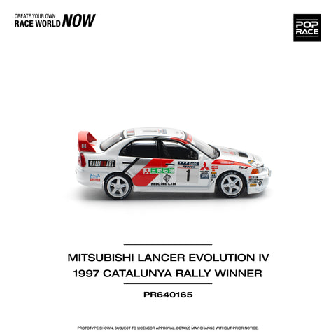 Mitsubishi Lancer Evolution IV Winner Rally De Catalunya 1997 Pop Race - Big J's Garage