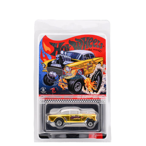 2019 Hot Wheels RLC selection Series 55 Chevy Bel Air Gasser Dirty Blonde Super - Big J's Garage