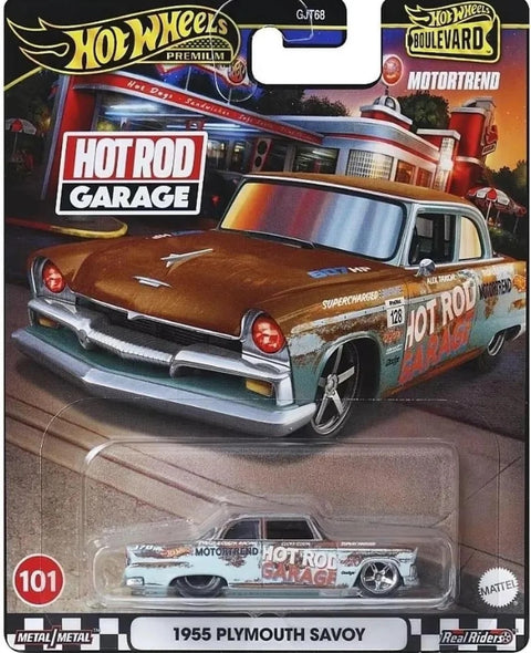 ’55 Plymouth Savoy (Hot Rod Garage) Hot Wheels Boulevard - Big J's Garage