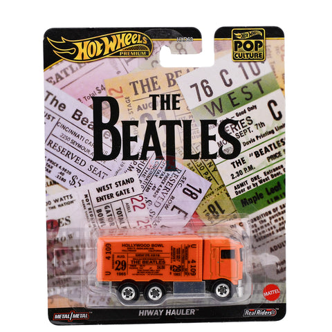 Hot Wheels Premium The Beatles Hiway Hauler 2024 Pop Culture Case B Big J's Garage