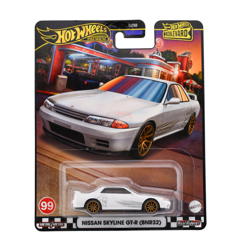 Hot Wheels Premium Boulevard Nissan Skyline GT-R BNR32 Big J's Garage