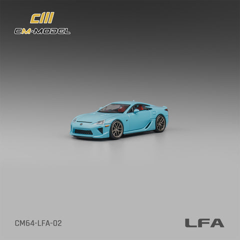 Lexus LFA Baby Blue CM Model - Big J's Garage