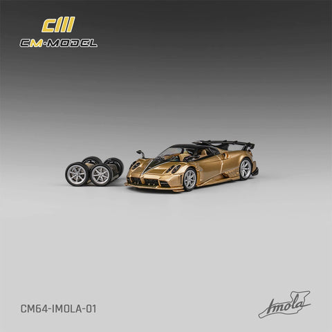 Pagani Imola Gold Full Carbon CM Model - Big J's Garage