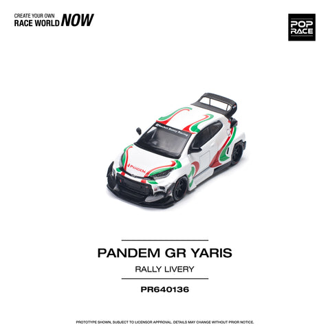 Toyota Pandem GR Yaris Rally Livery Pop Race - Big J's Garage