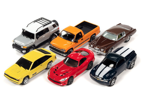 Johnny Lightning Classic Gold 6 Car Assortment 2022 Release 2 Mix A - Big J's Garage