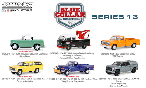Blue Collar Collection Series 13 1:64 6-Car Assortment Greenlight Collectibles - Big J's Garage