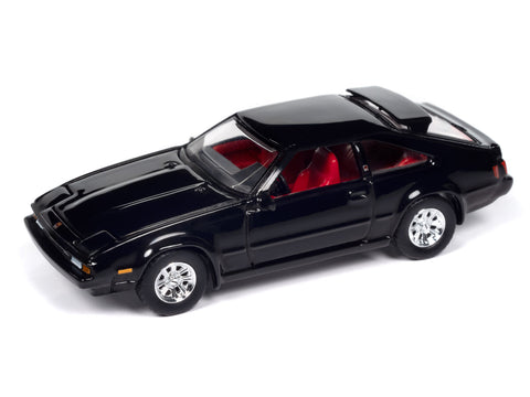 1983 Toyota Celica Supra - Gloss Black Auto World Premium 6 Car Assortment (Sealed Case) 2024 Release 2 Mix A - Big J's Garage