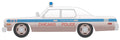 1975 Dodge Monaco Chicago Police White (Dirty Version) Johnny Lightning - Big J's Garage
