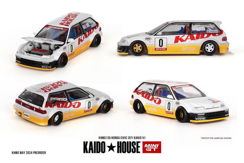 Honda Civic (EF) Kanjo V1 Kaido House x Mini GT - Big J's Garage