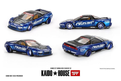 Honda NSX Evasive V2 Blue Kaido House x Mini GT
