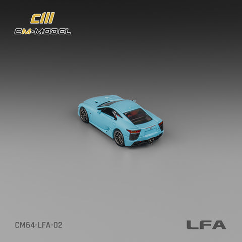 Lexus LFA Baby Blue CM Model - Big J's Garage