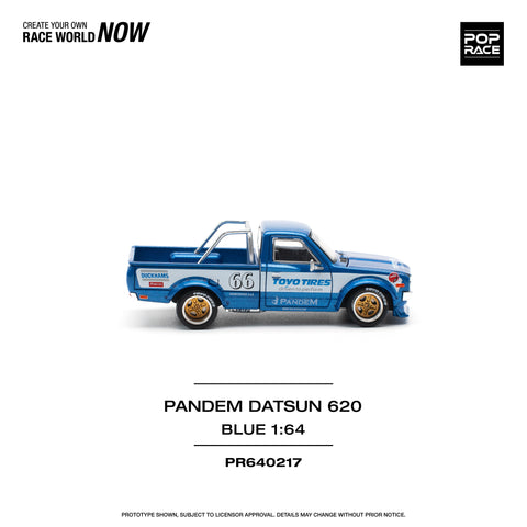 PANDEM DATSUN 620 BLUE Pop Race - Big J's Garage