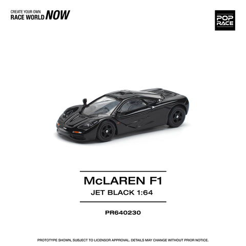 McLaren F1 - JET BLACK Pop Race - Big J's Garage