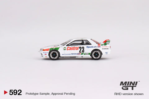 Nissan Skyline GT-R (R32) Gr. A #23 1990 Macau Guia Race Winner Mini GT Mijo Exclusives - Big J's Garage