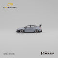 Subaru STI Varis Widebody 1.0 Gray Limited Edition 1:64 CM Model - Big J's Garage