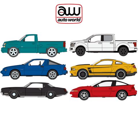 Auto World Premium 6-Car Assortment 2025 Release 1A - Big J's Garage