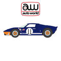 1964 Ford GT40 Gulf Dark Blue W/Orange Stripe Hobby Exclusive Auto World - Big J's Garage