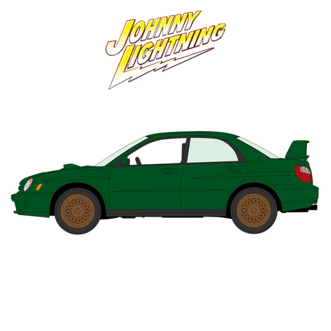 2002 Subaru Impreza WRX Import Heat Savanna Green Johnny Lightning - Big J's Garage