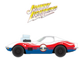 1969 Chevy Corvette Stuntman Mike's Ride Along Racing Atomic Bomb Johnny Lightning - Big J's Garage