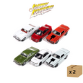 Johnny Lightning Assortment w/Collector Tin 2024 Release 2 Sealed Case of 12 - Big J's Garage