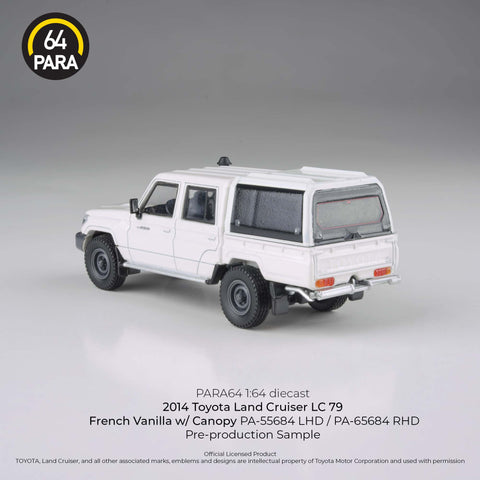 Toyota Land Cruiser 79 French Vanilla w/canopy Para 64 - Big J's Garage