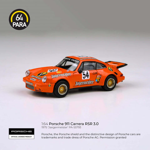 1974 Porsche 911 Carerra RSR 3.0 Jaegermeister Para 64 - Big J's Garage