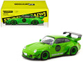 Porsche 993 RWB Rough Rhythm Fuel Fest Student Driver Green Tarmac Works x Hobby 64 - Big J's Garage