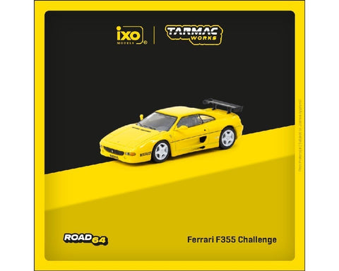 Ferrari F355 Challenge – Yellow – Road64 – ixo Models Tarmac Works - Big J's Garage