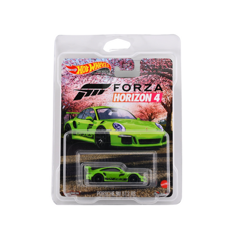 Porsche 911 GT3 RS Forza Horizon 4 Hot Wheels In Sterling Protector - Big J's Garage