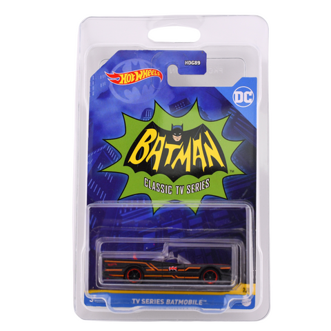 Batmobile Classic TV Series Hot Wheels In Sterling Protector - Big J's Garage