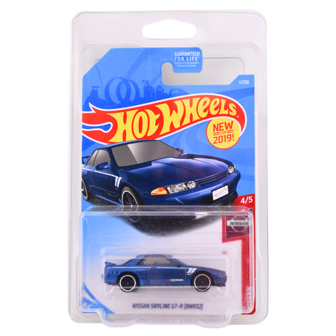 Nissan Skyline GT-R (BNR32) Hot Wheels In Sterling Protector - Big J's Garage