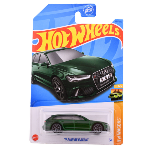 '17 Audi RS 6 Avant HW Wagons Hot Wheels - Big J's Garage