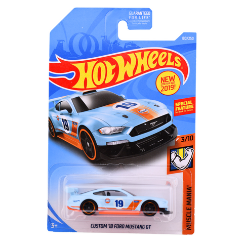 '18 Mustang GT Gulf Muscle Mania Hot Wheels - Big J's Garage