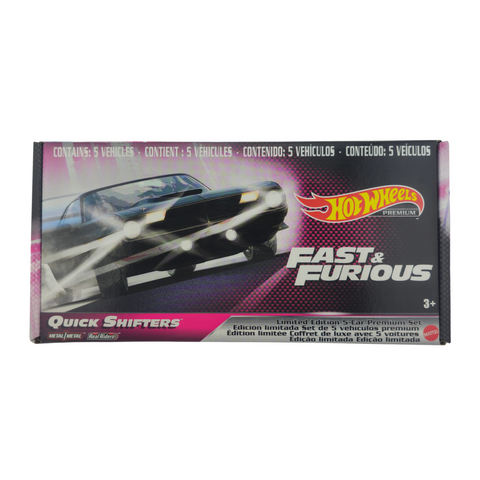 2021 Hot Wheels Premium Fast & Furious Quick Shifters 5-Car Boxed Set - Big J's Garage