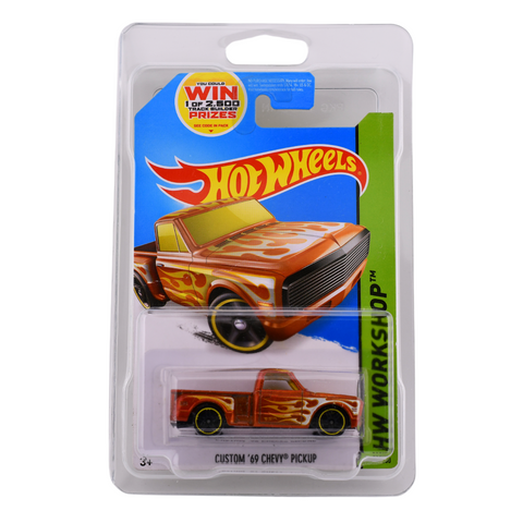 '69 Chevy Pickup HW Workshop Hot Wheels In Sterling Protector - Big J's Garage