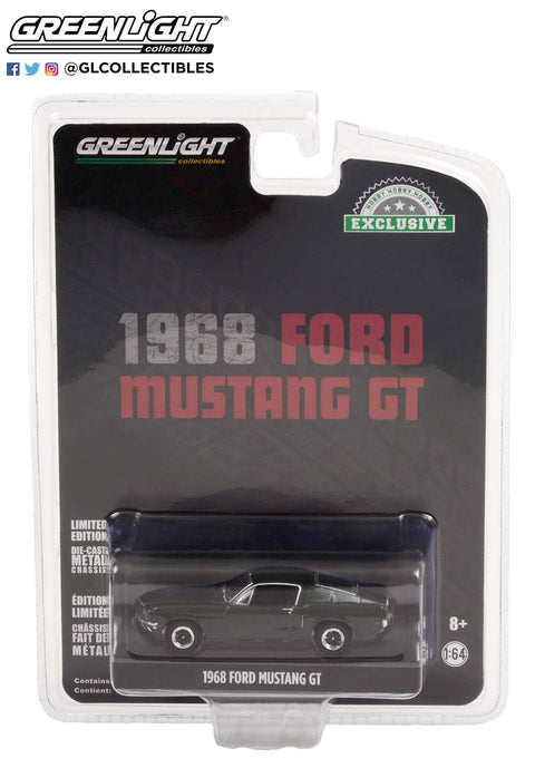 (Pre-Order) 1968 Ford Mustang GT Fastback Highland Green (Hobby Exclusive) Greenlight Collectibles - Big J's Garage