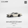 (Pre-Order) Nissan Skyline GT-R V8 Drift (Hakosuka) White Pop Race - Big J's Garage